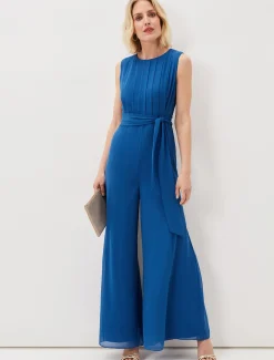 Phase Eight Jumpsuits^Clarabella Wide Leg Jumpsuit Capri Blue
